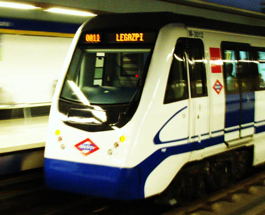 Metro en Madrid