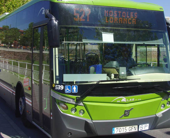 Autobús en Madrid